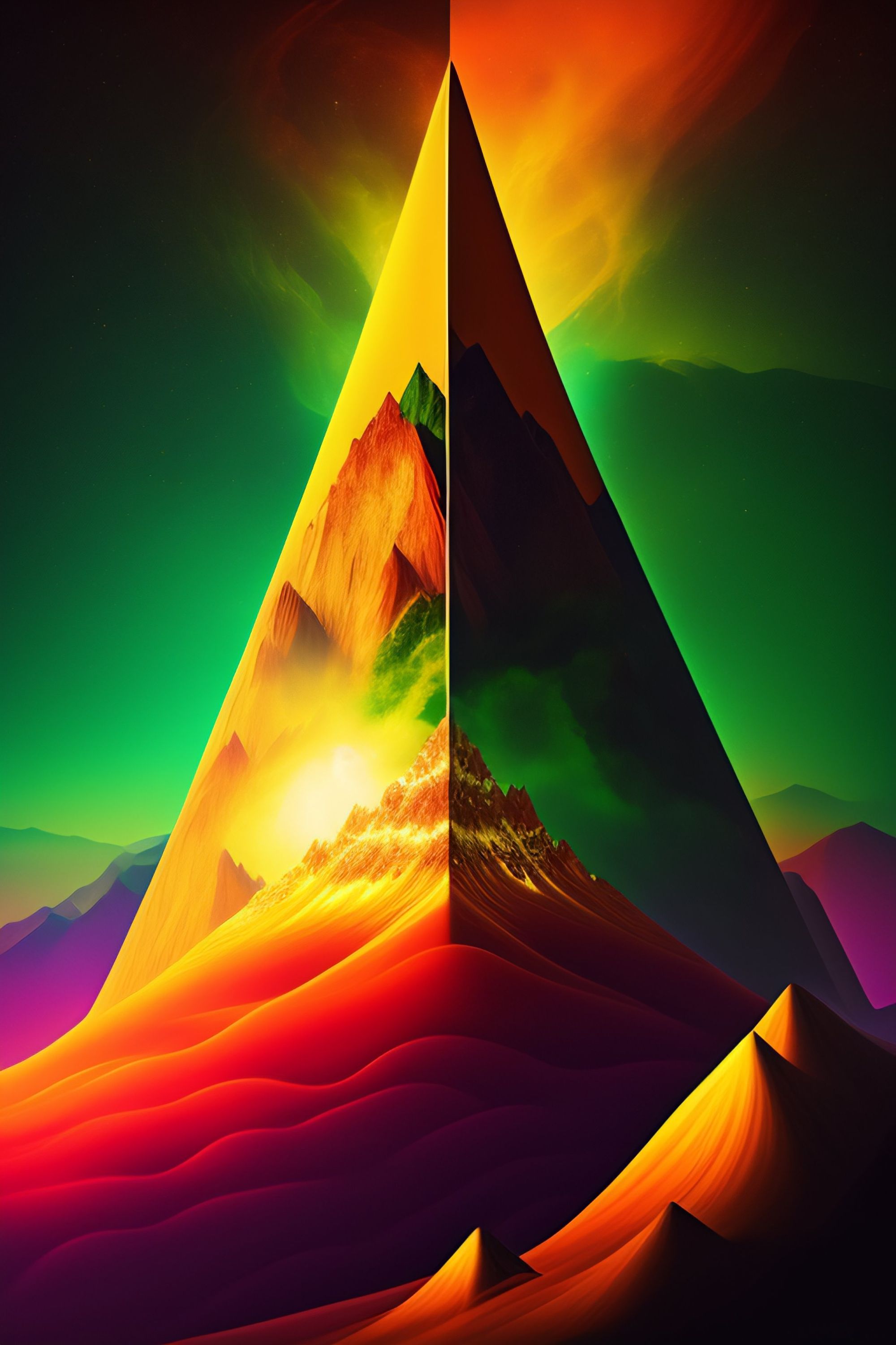 Illuminati pyramid symbol used in meme and history discussions